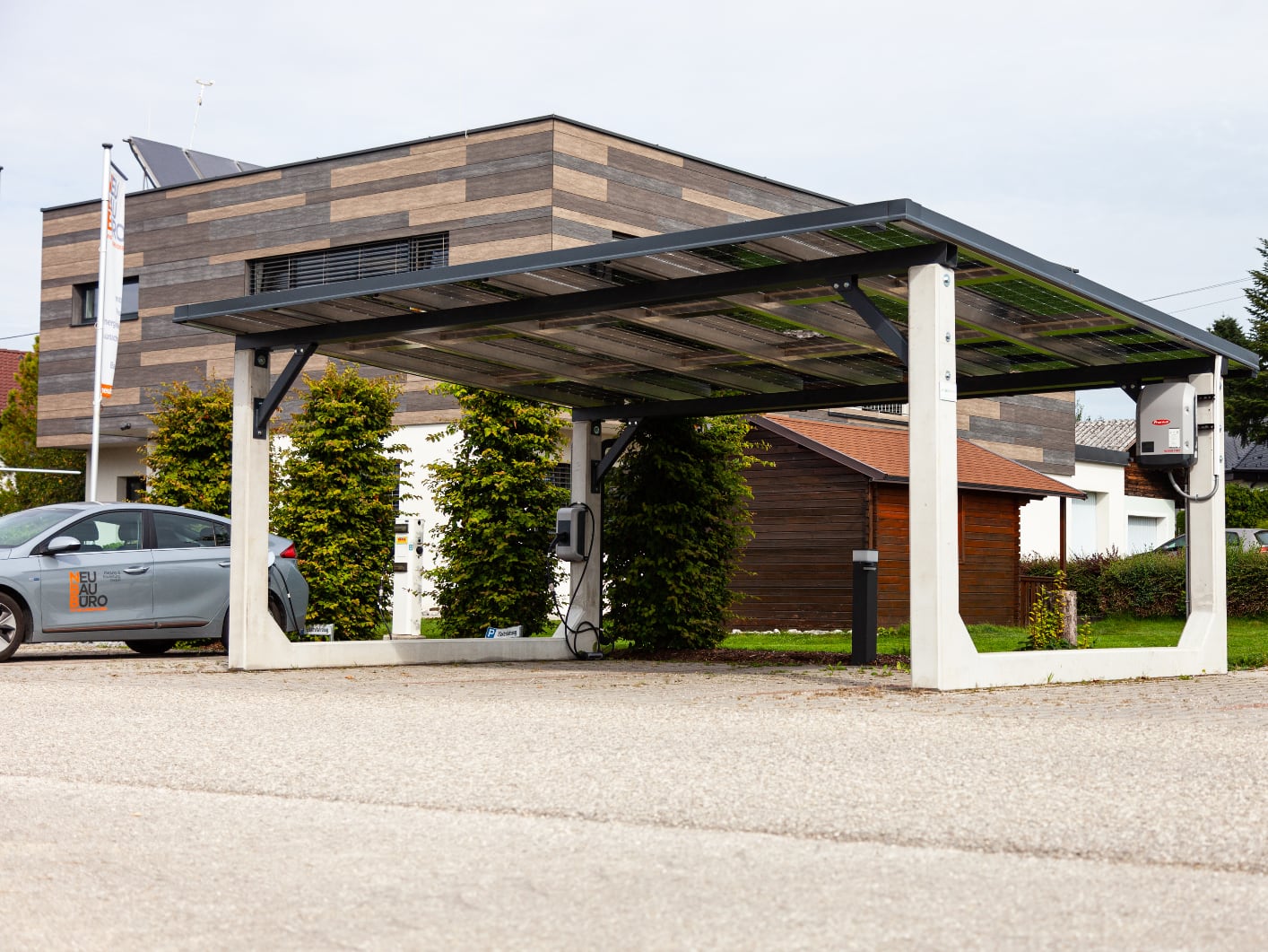 PV-CARPORT NEUBAUBÜRO PETTENBACH | WKA Ökostrom Photovoltaik GmbH